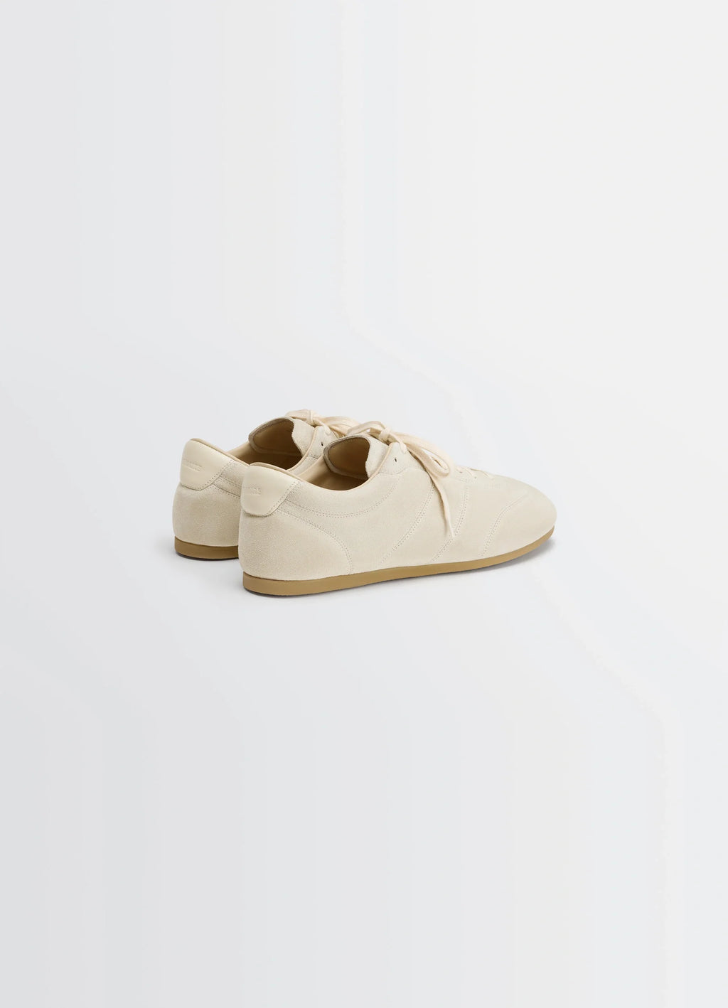 Soft Runner in Hand-sueded Lambskin, product shot, rear three-quarter view textured suede finish