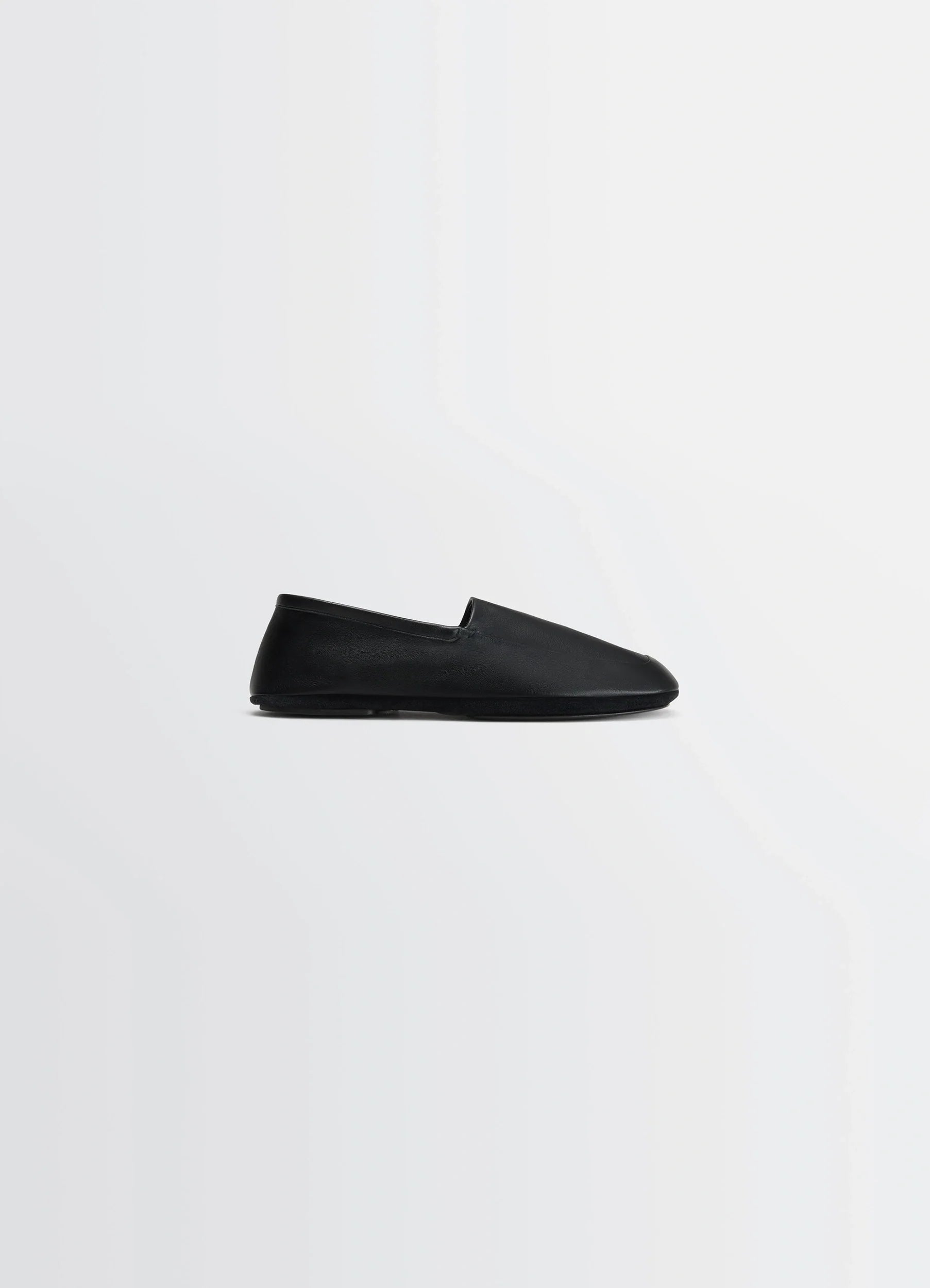 INDOOR SLIPPERS - Black - Shiny Nappa Lamb - Women | LEMAIRE