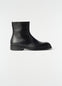 BOTTINES ZIPPÉES EN CUIR BRILLANT