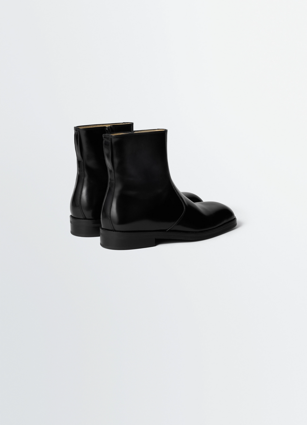 ZIPPED BOOTS - Black - Soft Calfskin Leather - Women | LEMAIRE