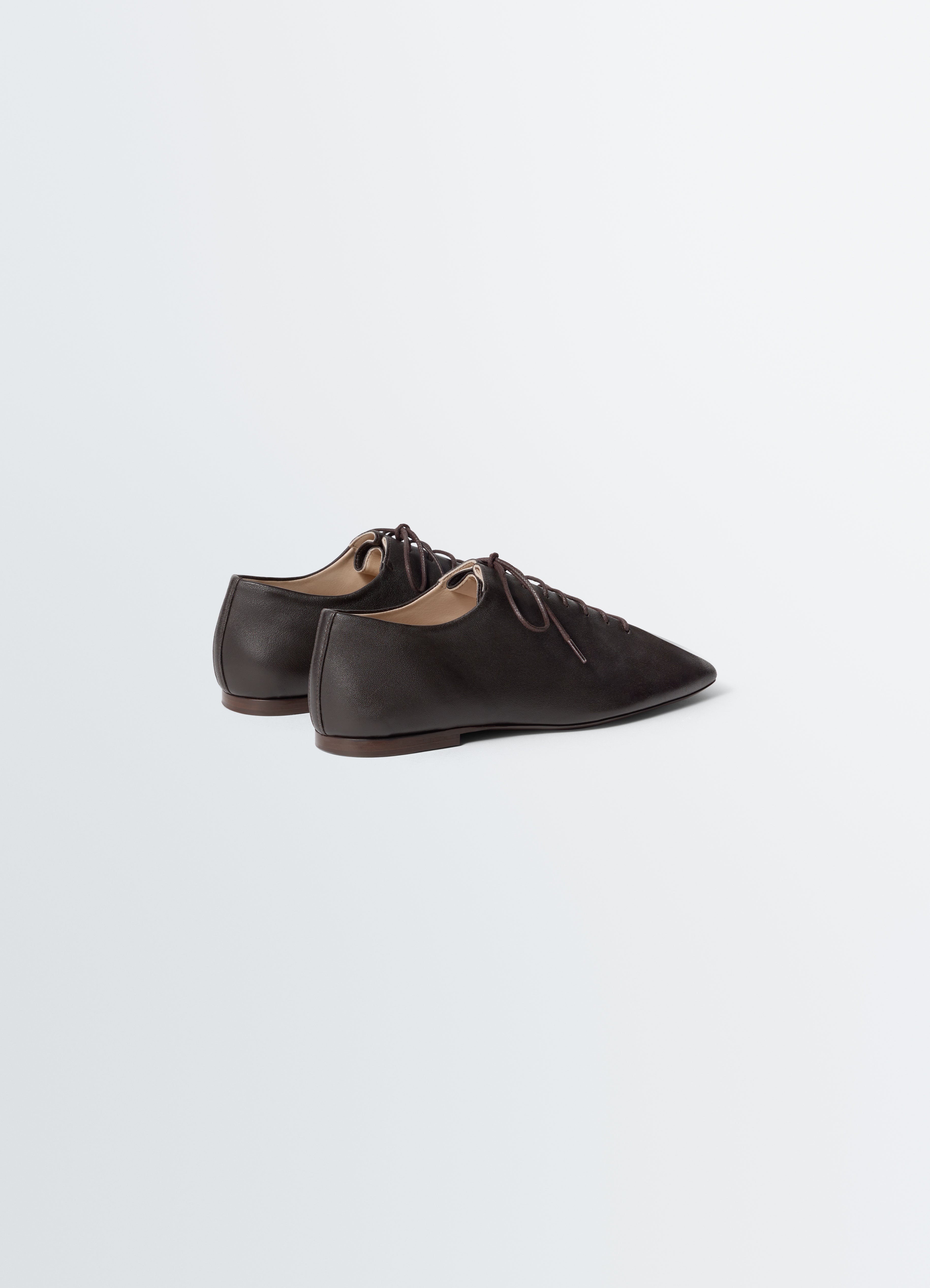 新品 LEMAIRE(ルメール) SOURIS 55 クラシックダービー 39 SOURIS フラットクラシックダービー - Dark Chocolate - Washed Nappa