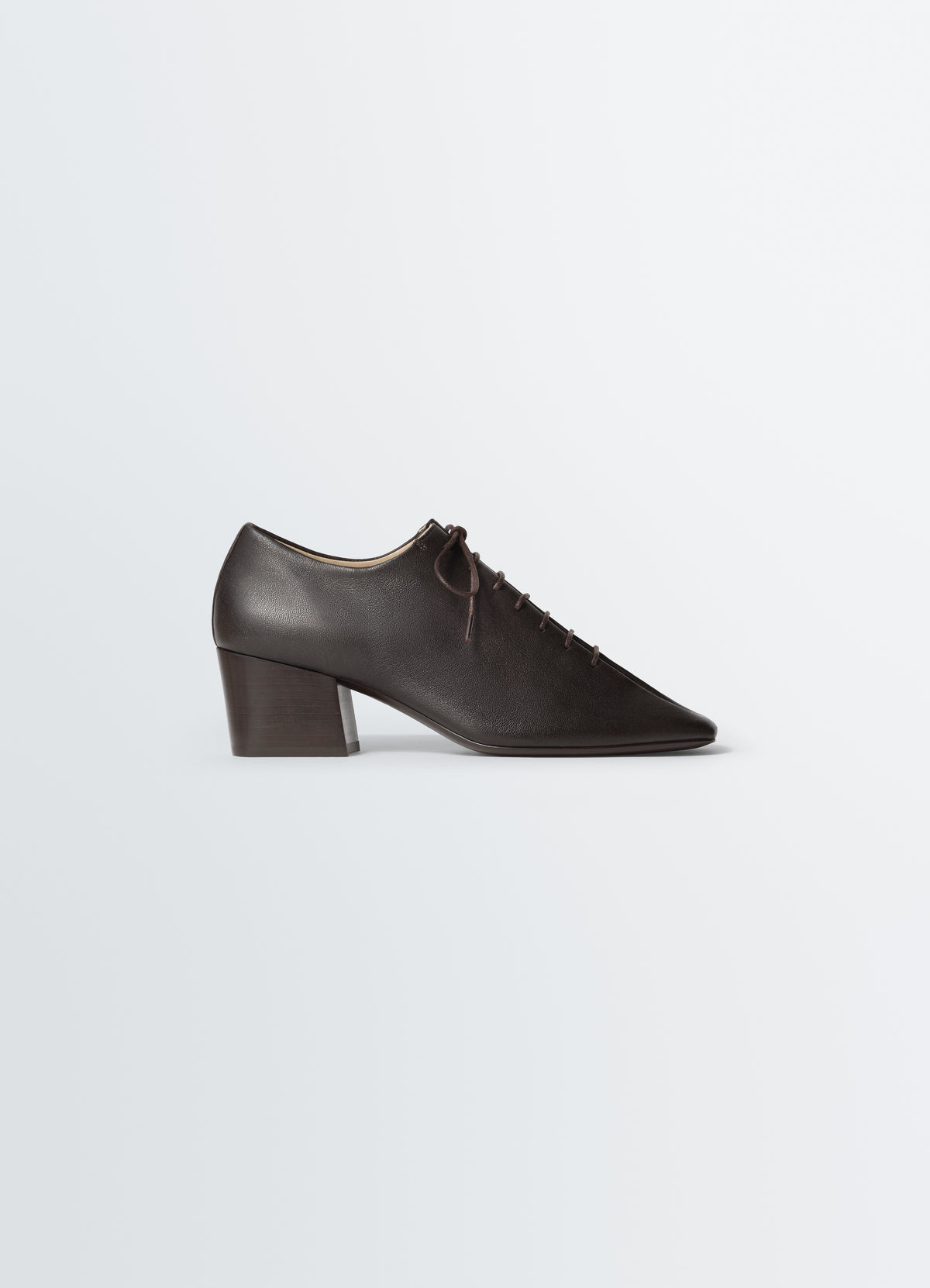 Lemaire SOURIS CLASSIC DERBIES 55MM HEEL IN LEATHER