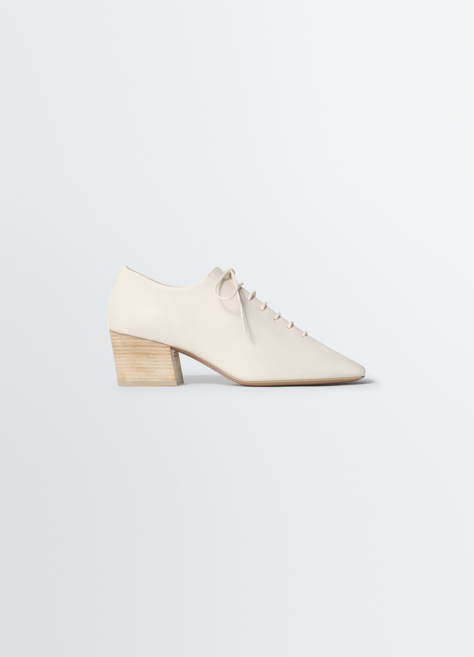 Souris classic derbies 55mm heel in leather