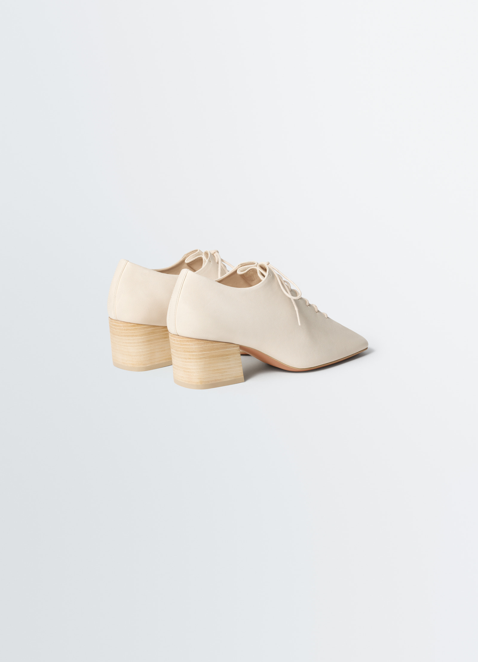 Souris classic derbies 55mm heel in leather