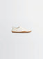 VIBRAM GLOVE SLIP ON in Nappa lamb leather, product shot, side view minimalist slip-on