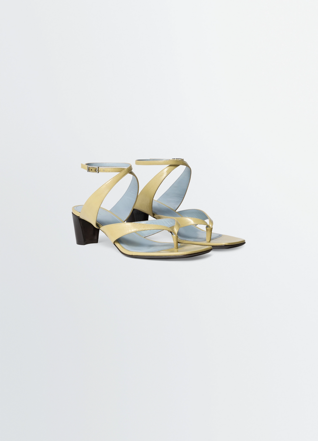 トングサンダル 50mmヒール レザー