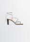 MIGNONS SANDALS 80 MM HEEL IN LEATHER