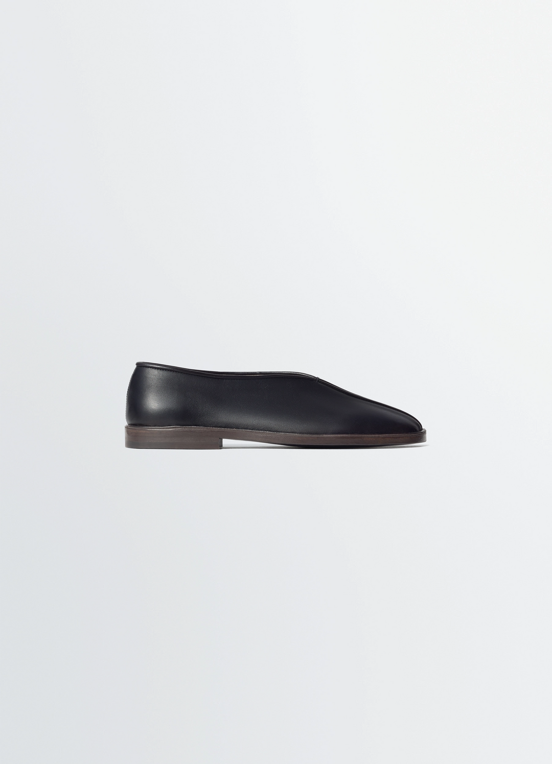 BALLERINA SHOES IN LEATHER - Black - Shiny Nappa Lamb Leather BALLERINA SHOES IN LEATHER - Black - Shiny Nappa Lamb Leather