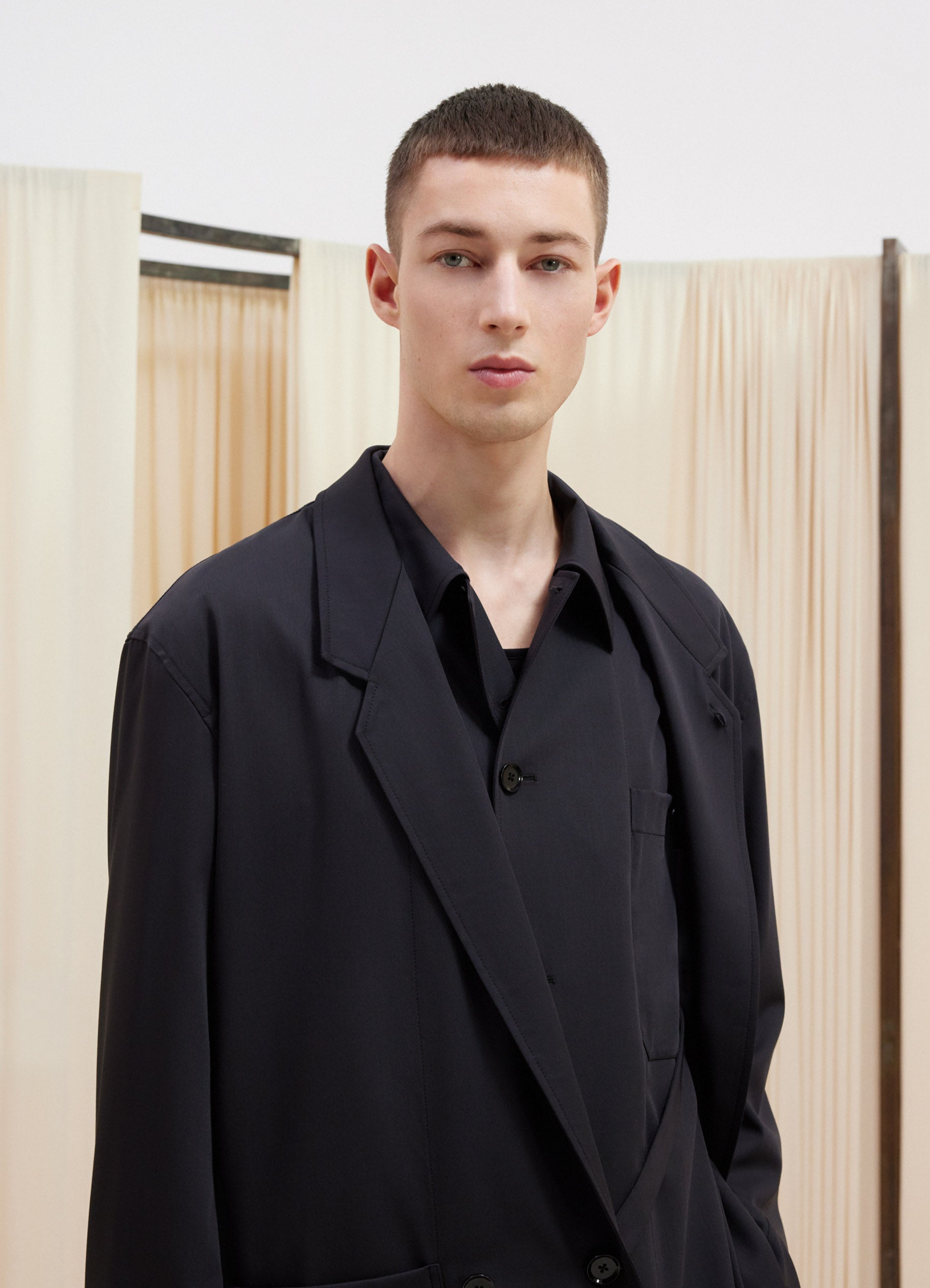 Light Tailored Jacket in Black - LEMAIRE