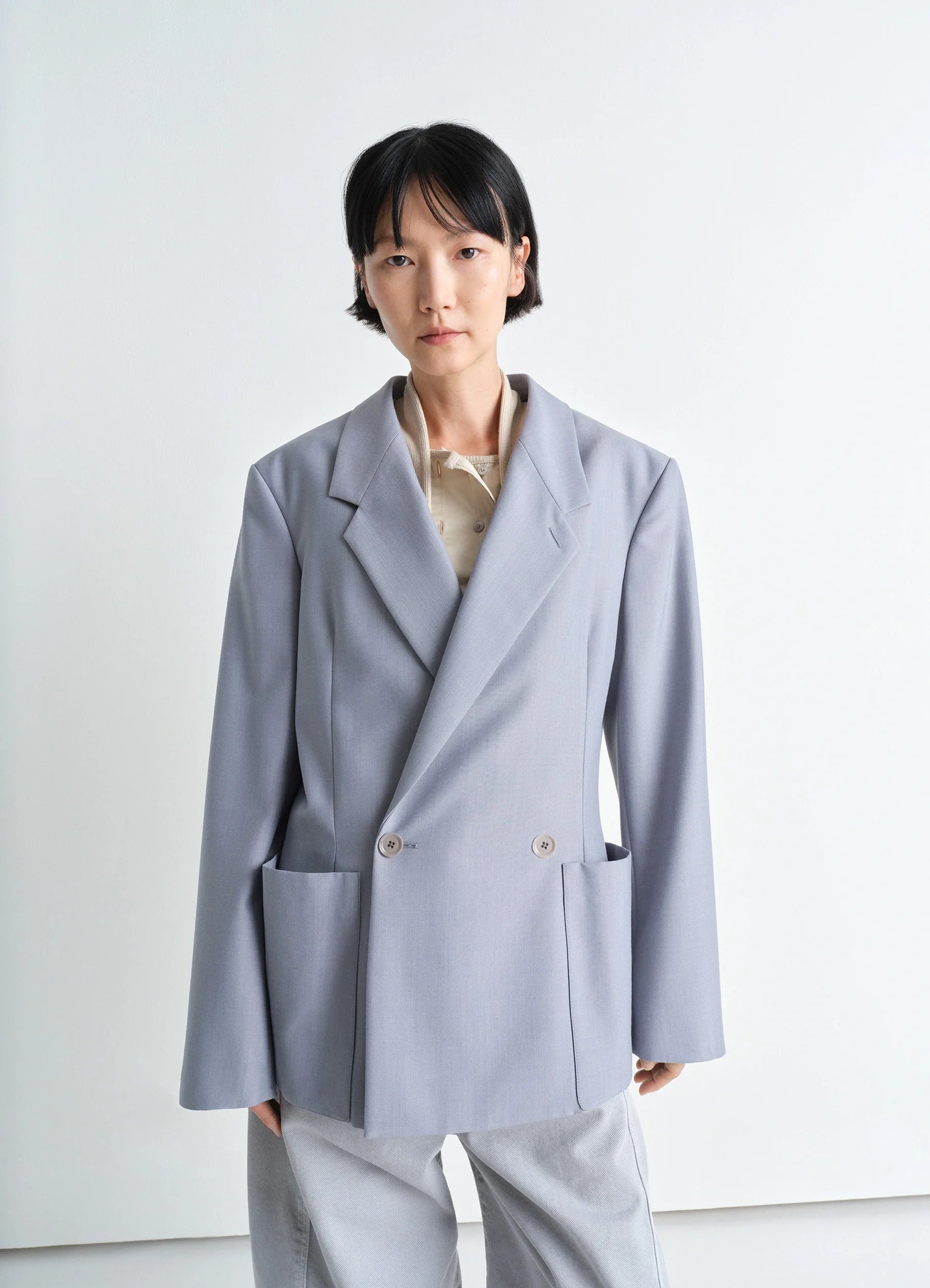 LEMAIRE 20SS DOUBLE BREASTED JACKET LEMAIRE 20SS DOUBLE BREASTED JACKET