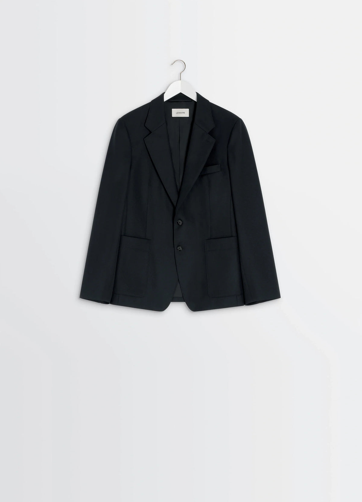 シングルブレスト テーラードジャケット - Marine Melange - Poly Wool