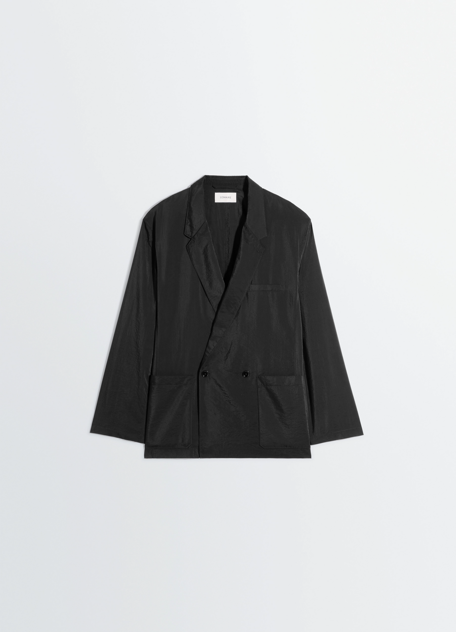 Veste croisée en soie sèche