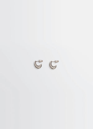 Girasol Earrings in Silver-plated Brass, product shot, Front View Enamel Details