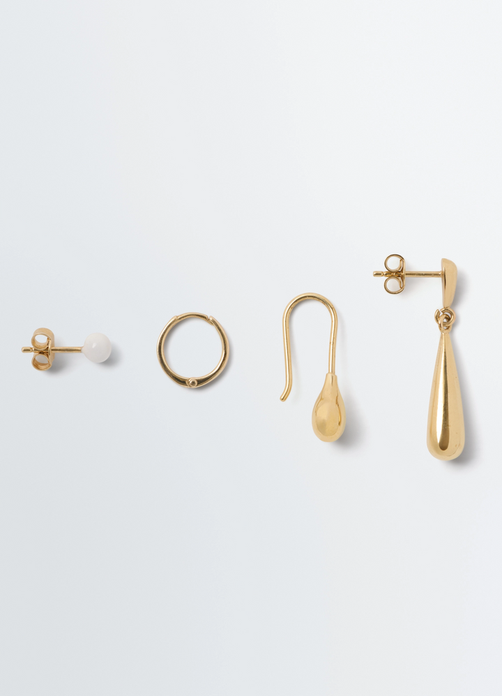 PIERCINGS SET IN GOLD PLATED SILVER