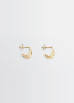 Lemaire Micro Drop Earrings in Vermeil, product shot, Front view Drop-shaped design