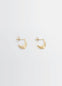 Lemaire Micro Drop Earrings in Vermeil, product shot, Front view Drop-shaped design