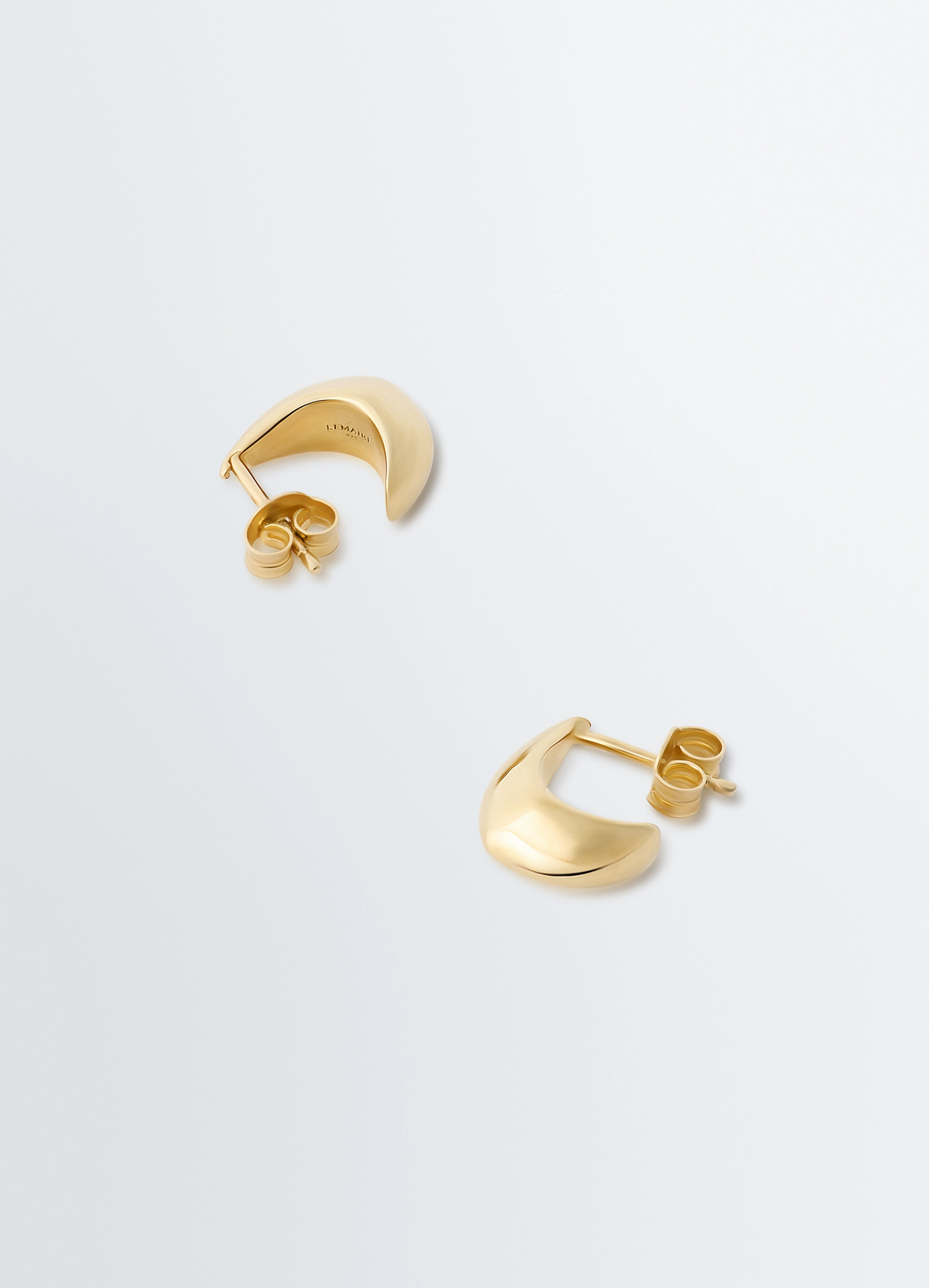 MICRO DROP EARRINGS - Light Gold - Vermeil - Unisex | LEMAIRE