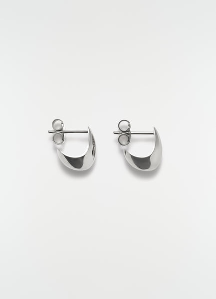 MICRO DROP EARRINGS IN SILVER - Silver - Rhodium Silver - Unisex