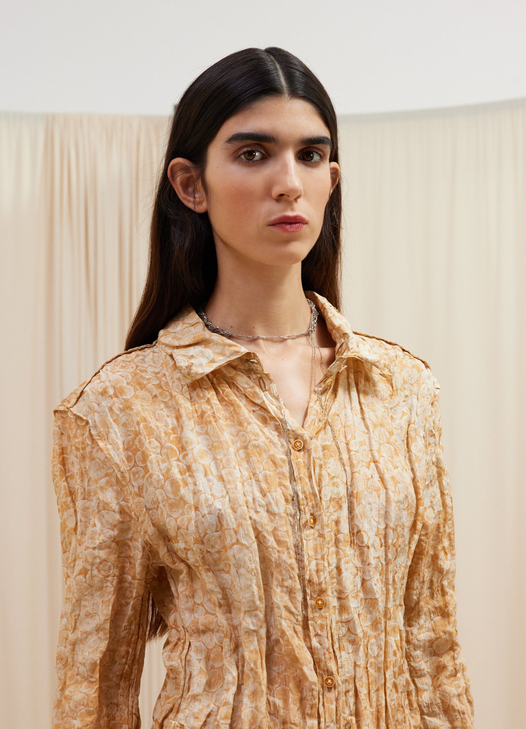 SILVER Tangle necklace LEMAIRE