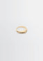 Lemaire Drop Ring in Vermeil, product shot, Angled top view Drop-shaped