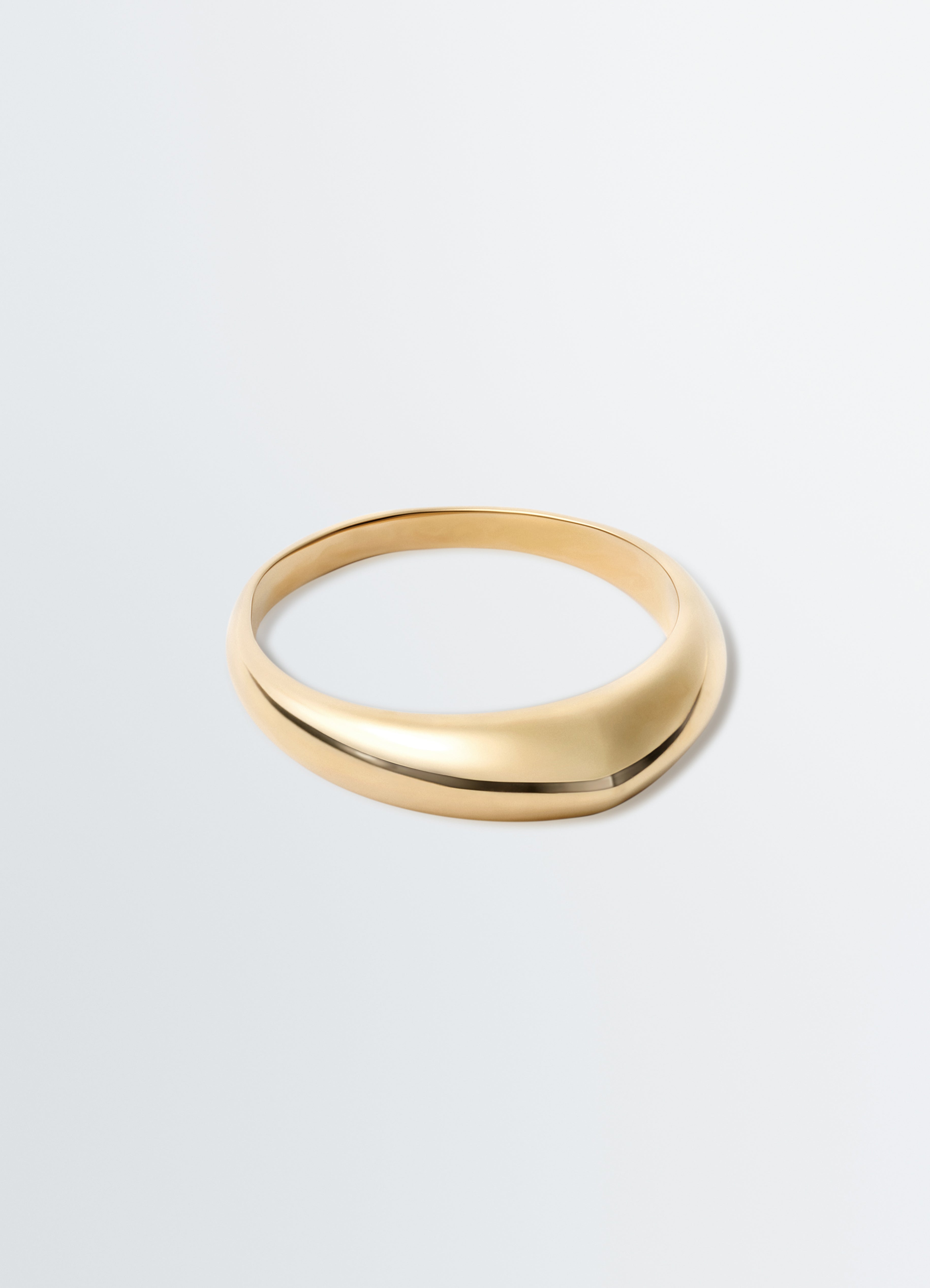 DROP RING IN VERMEIL - Light Gold - Sterling Silver Gold Plat