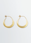 DROP HOOP EARRINGS IN VERMEIL