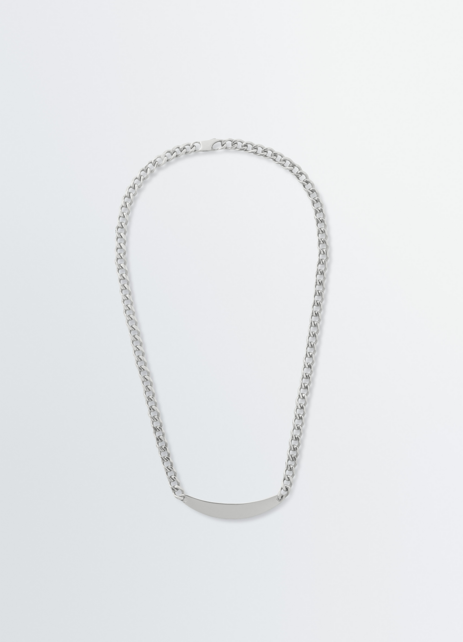ID NECKLACE IN SILVER - Silver - Rhodium Silver - Unisex | LEMAIRE ID NECKLACE IN SILVER - Silver - Rhodium Silver - Unisex | LEMAIRE