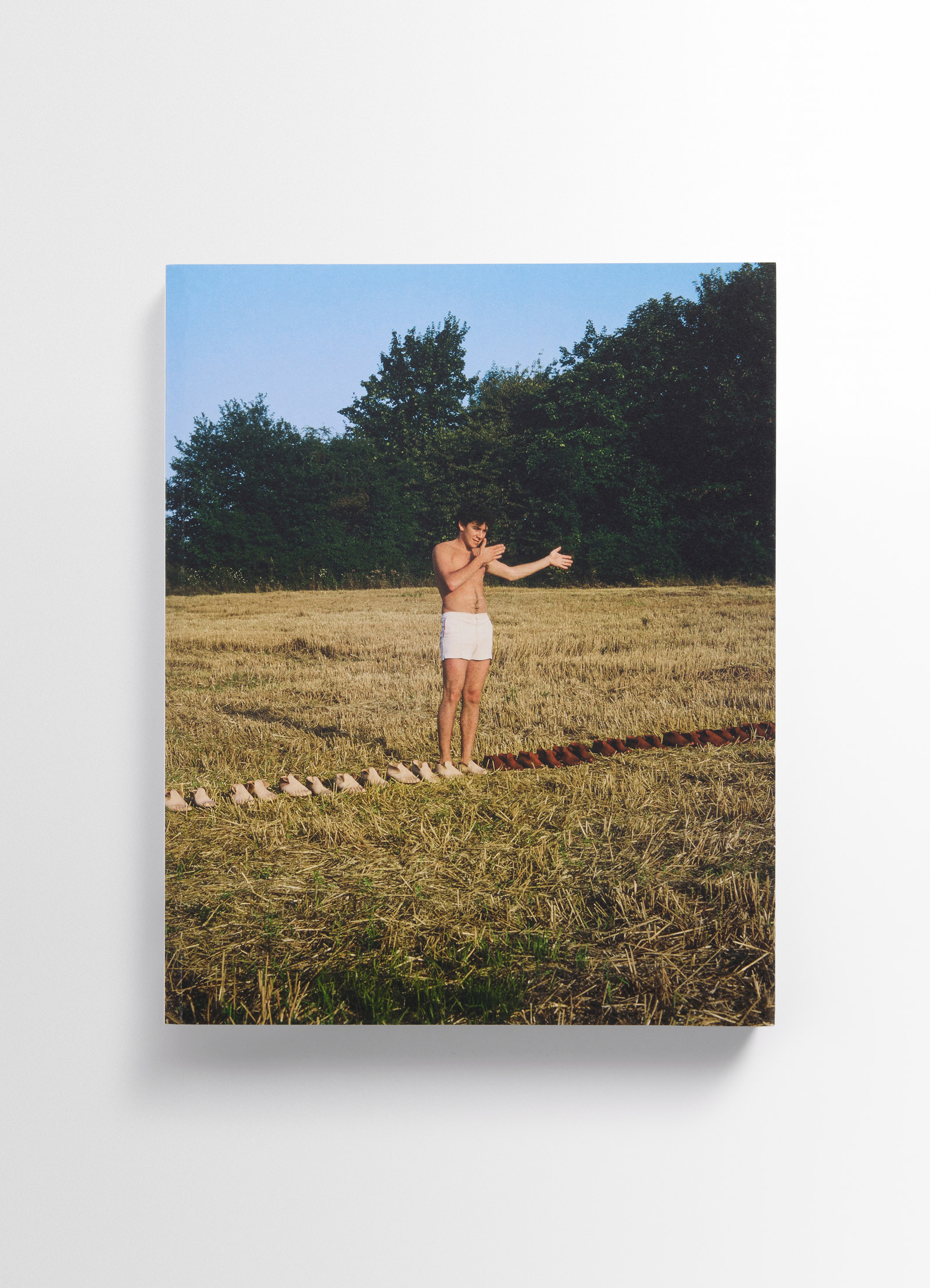 Carlos peñafiel book in molded leather, product shot, angled front view edge-to-edge cover art