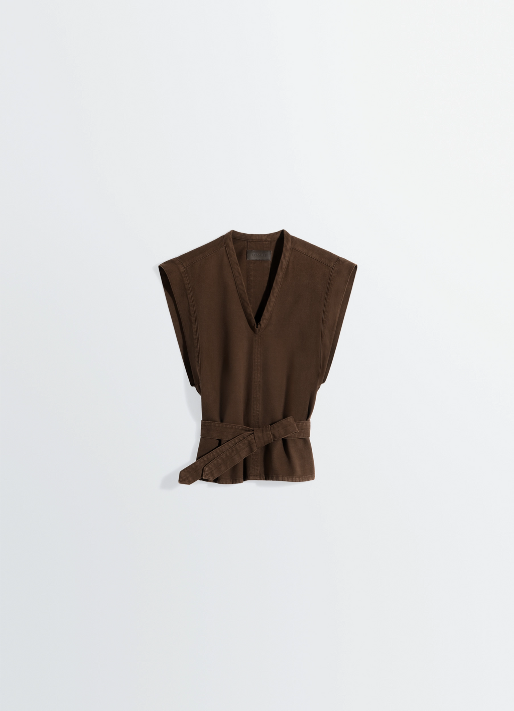 Chasuble in dyed broken twill