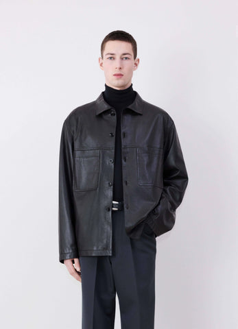 LEMAIRE STAND COLLAR OVERSHIRT LEMAIRE STAND COLLAR OVERSHIRT