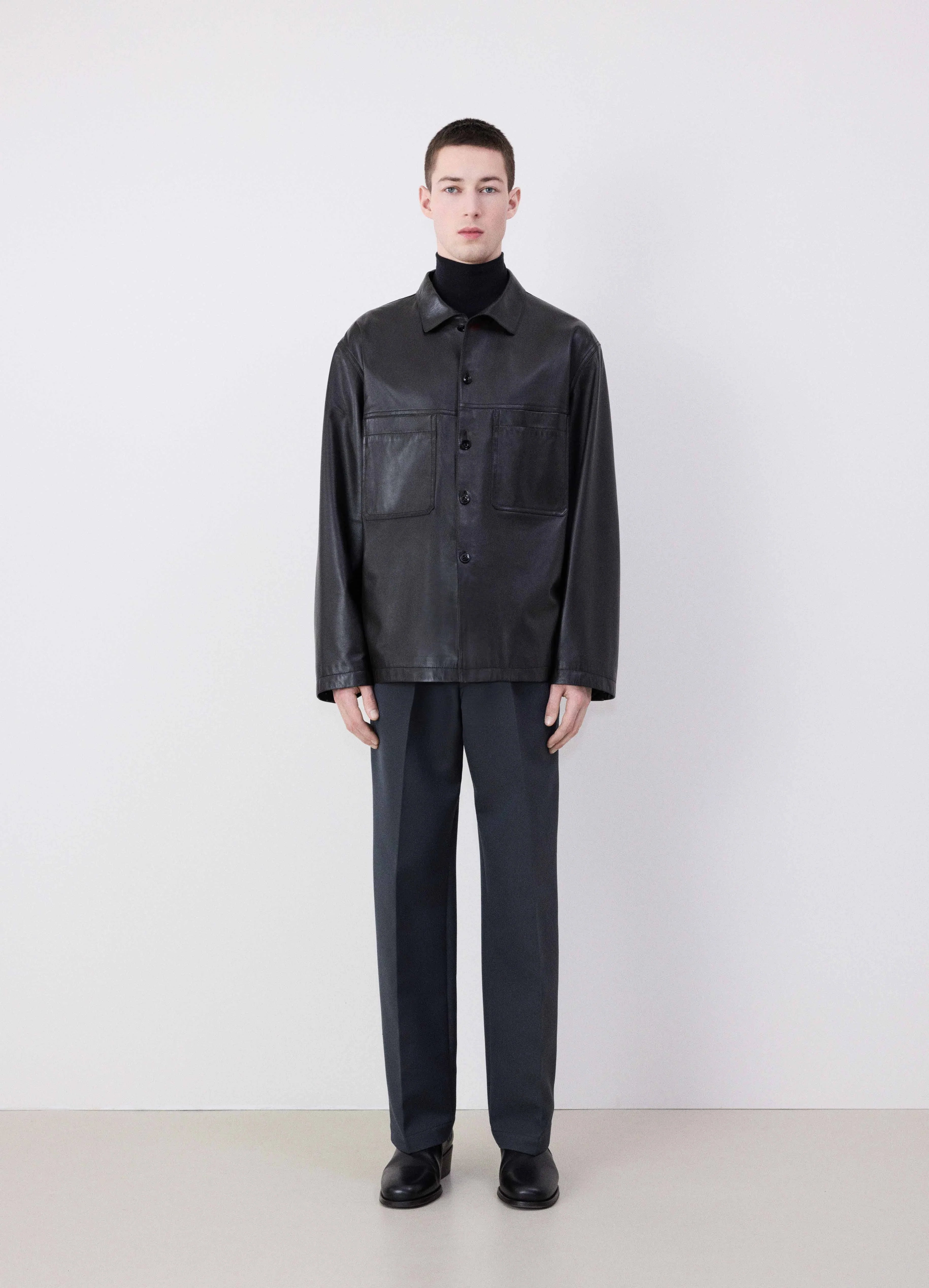 LEMAIRE │ STAND COLLAR OVERSHIRT LEMAIRE │ STAND COLLAR OVERSHIRT