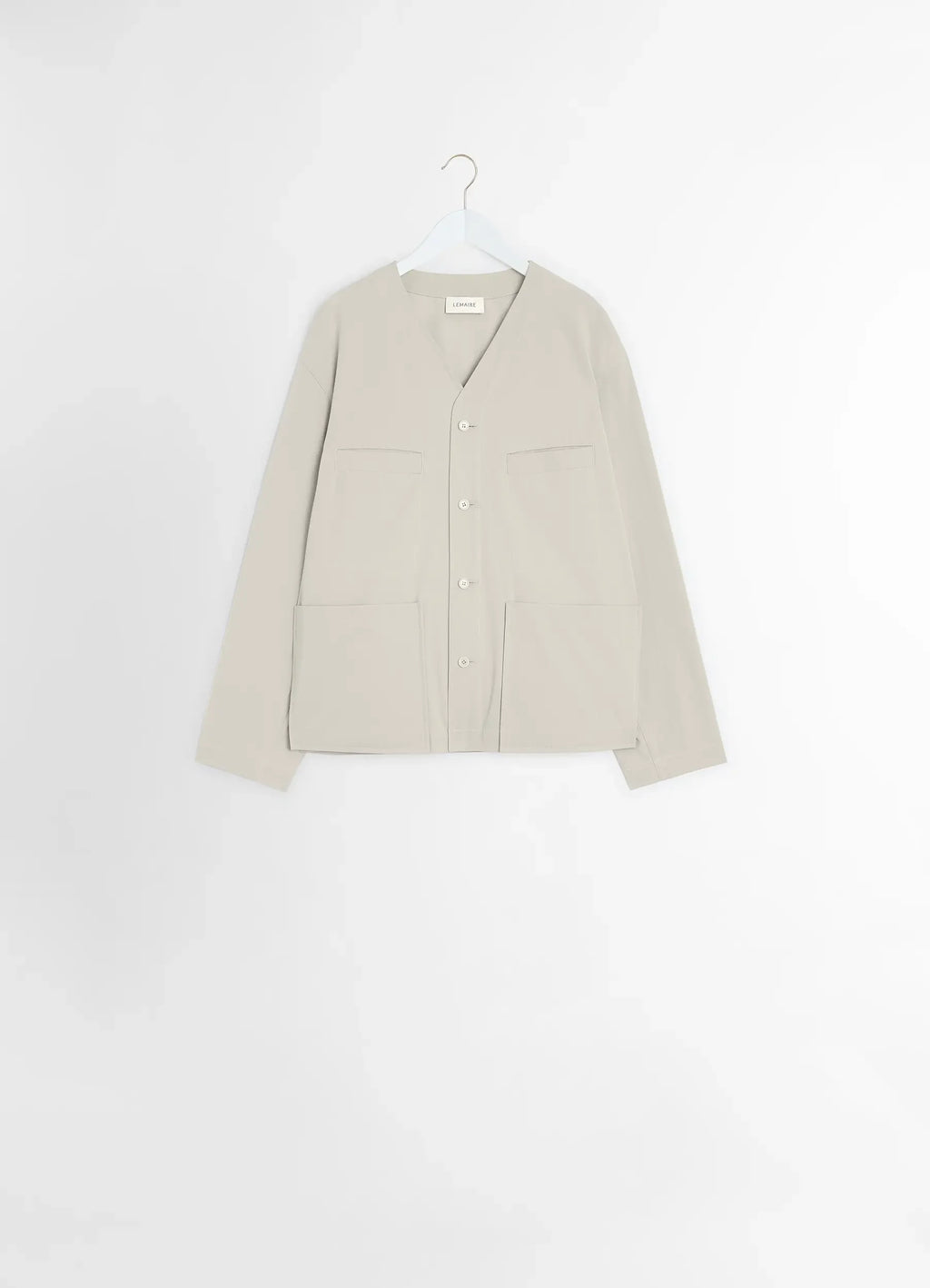 KRAGENLOSES OVERSHIRT