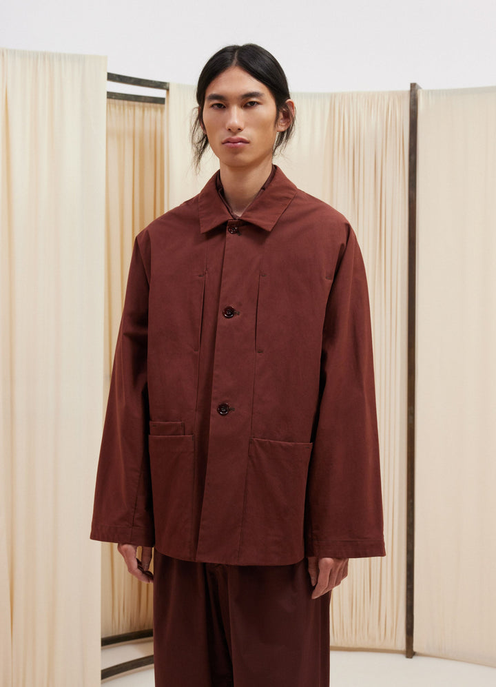 박시 싱글브레스티드 워크웨어 재킷