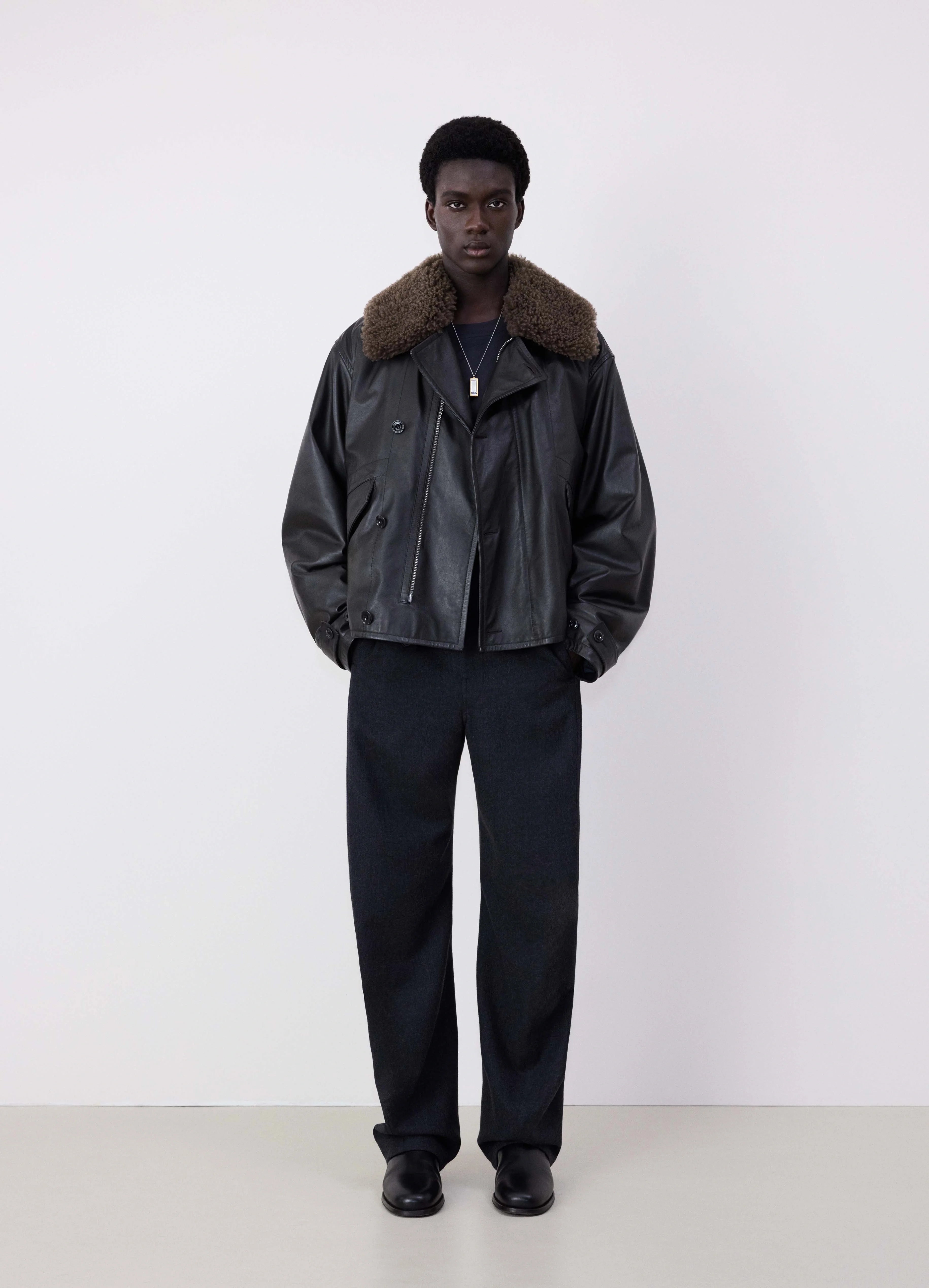 Lemaire 20AW Wool melton zip blouson 46(Men & Unisex Ready Lemaire 20AW Wool melton zip blouson 46(Men & Unisex Ready