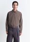 Zipped Blouson in Technical Lyocell, model shot, Front view Boxy fit, elasticated hem