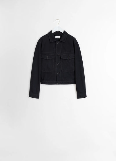 Black Trucker Jacket | LEMAIRE Black Trucker Jacket | LEMAIRE