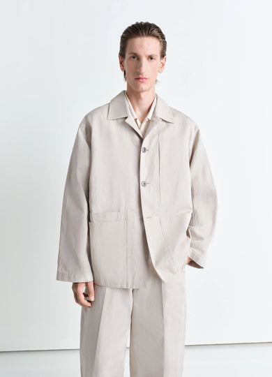 christophe lemaire VESTE WORKWEAR BOXY À SIMPLE BOUTONNAGE