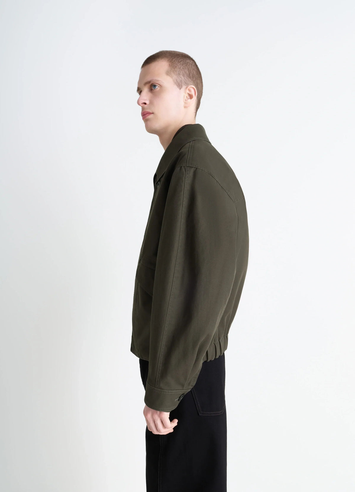 ボクシーブルゾン - Espresso - Heavy Cotton Twill - メンズ | LEMAIRE