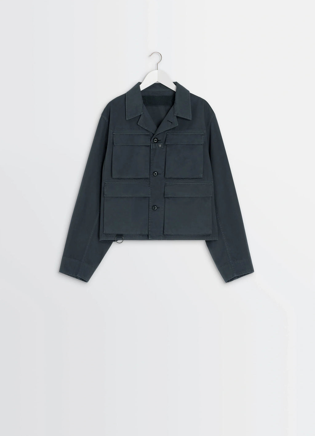 ショート ユーティリティジャケット - Coal - Garment Dyed Compact