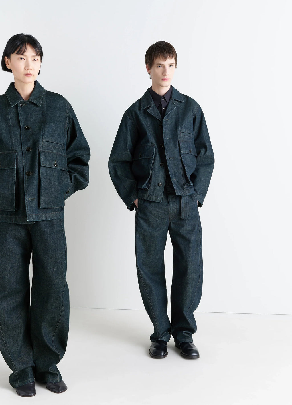 ボクシージャケット Denim Indigo | LEMAIRE ボクシージャケット Denim Indigo | LEMAIRE