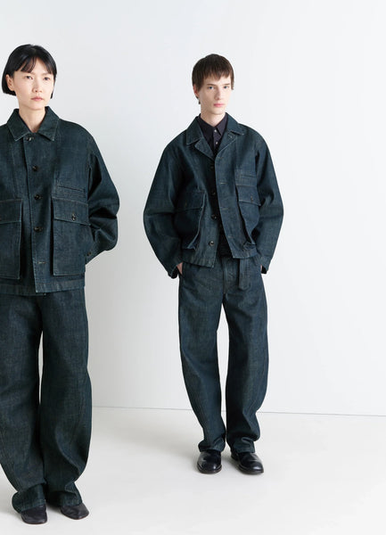 ボクシージャケット Denim Indigo | LEMAIRE ボクシージャケット Denim Indigo | LEMAIRE