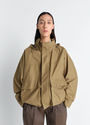 SHORT RAIN PARKA IN VENTILE® COTTON