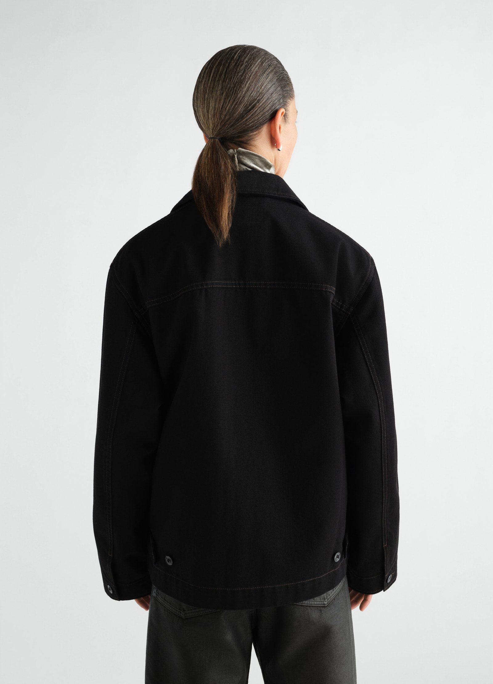 Boxy jacket in denim