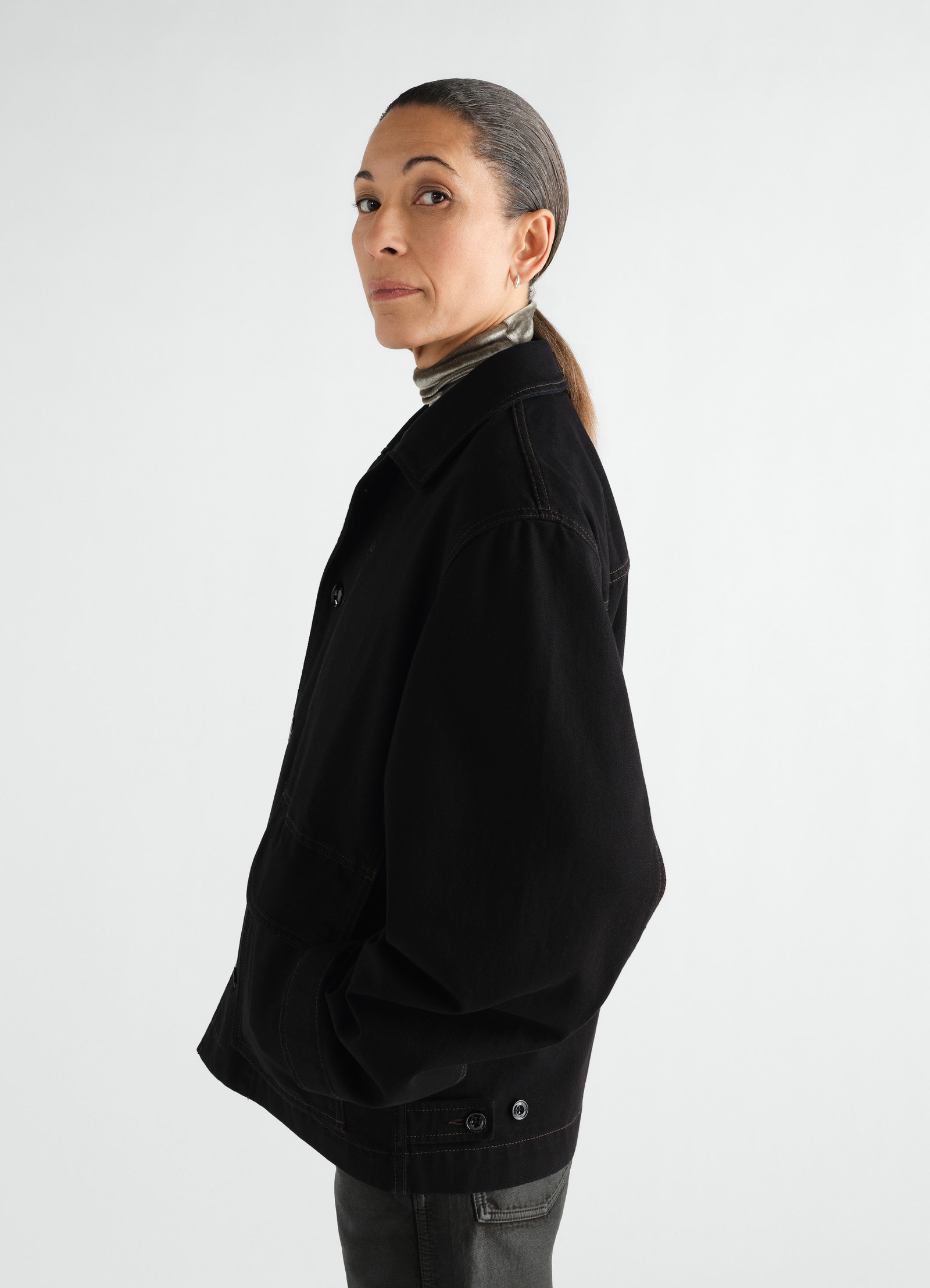 Boxy jacket in denim