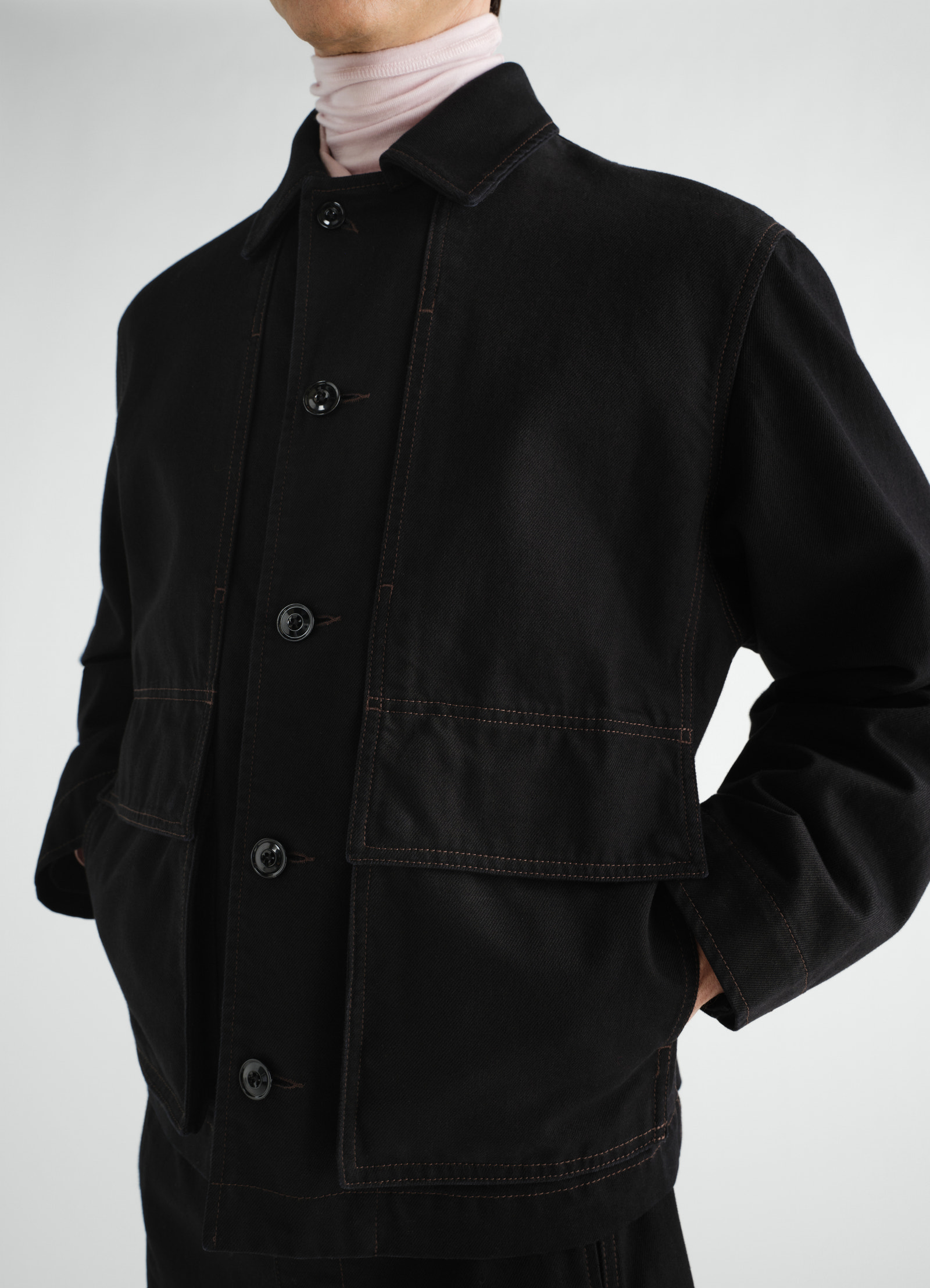 Boxy jacket in denim