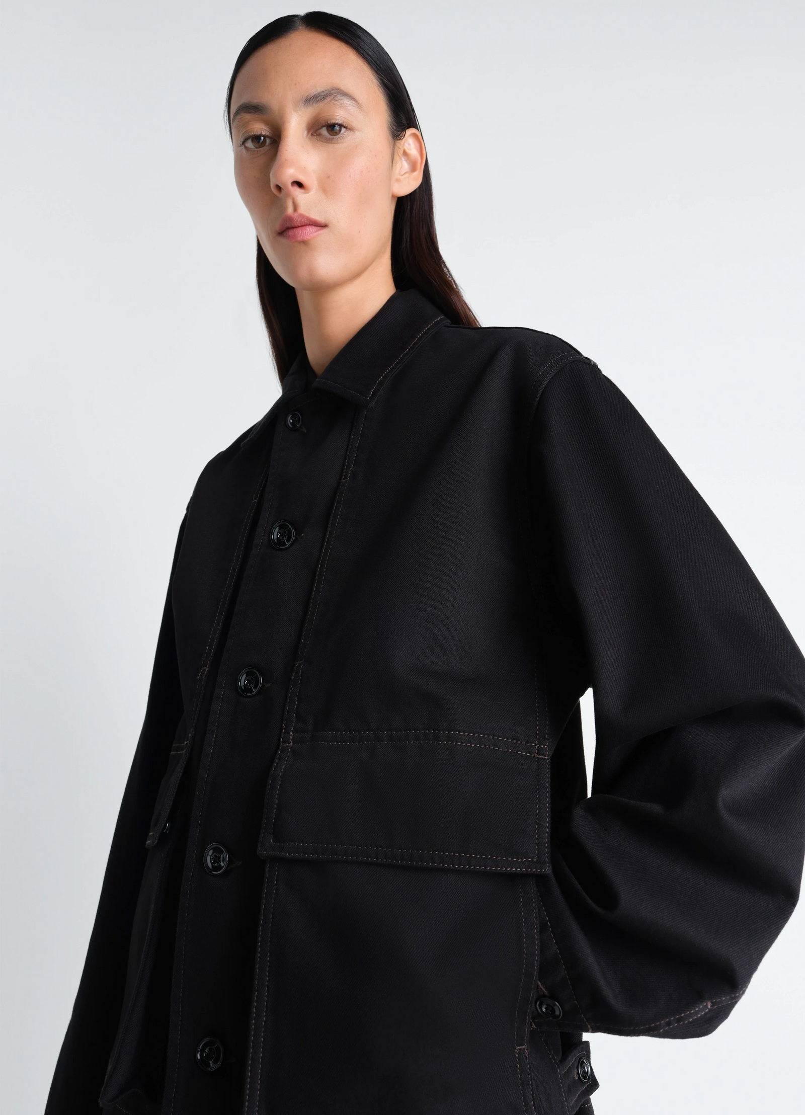 Boxy jacket in denim