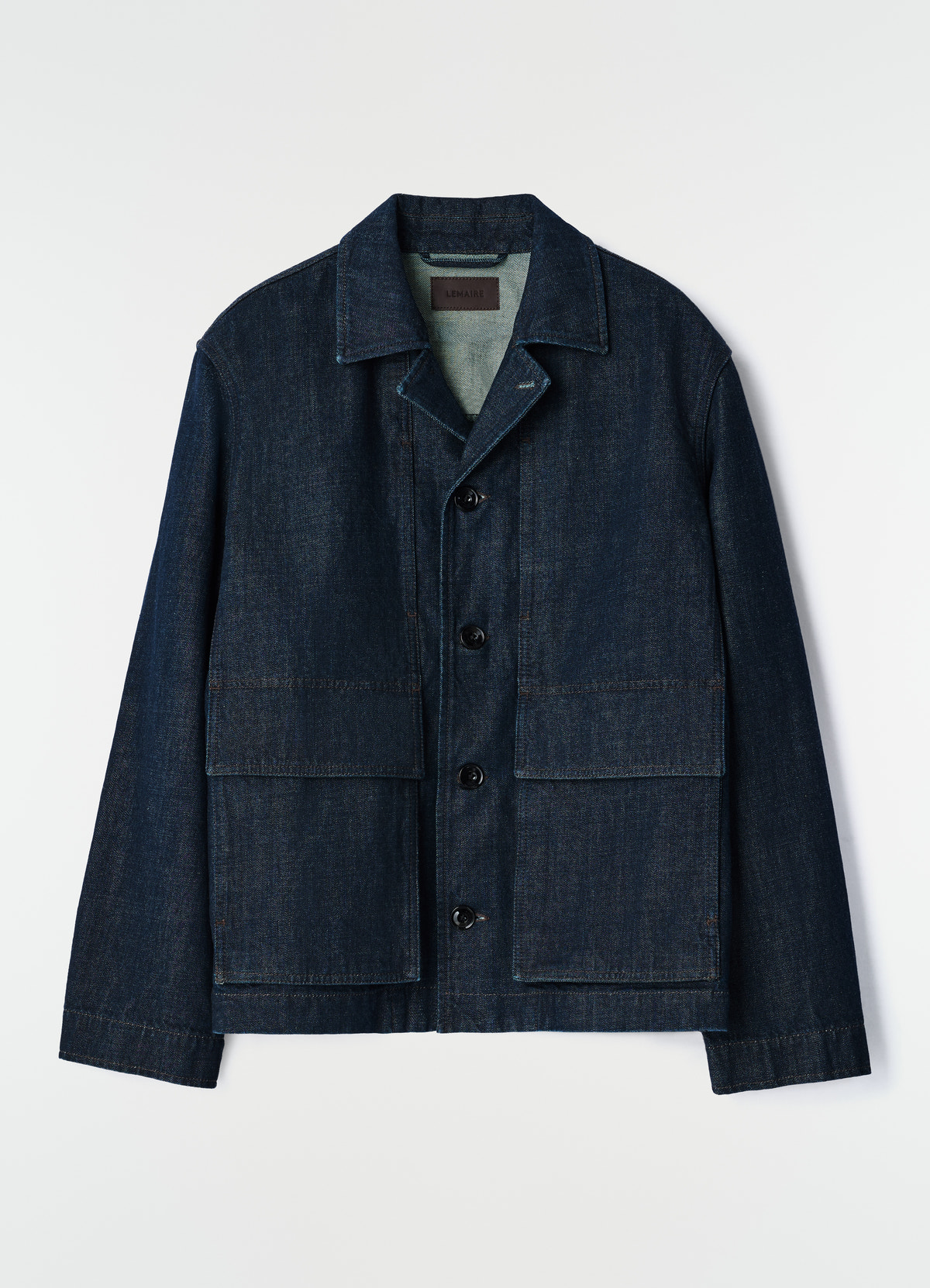 Boxy jacket in indigo denim