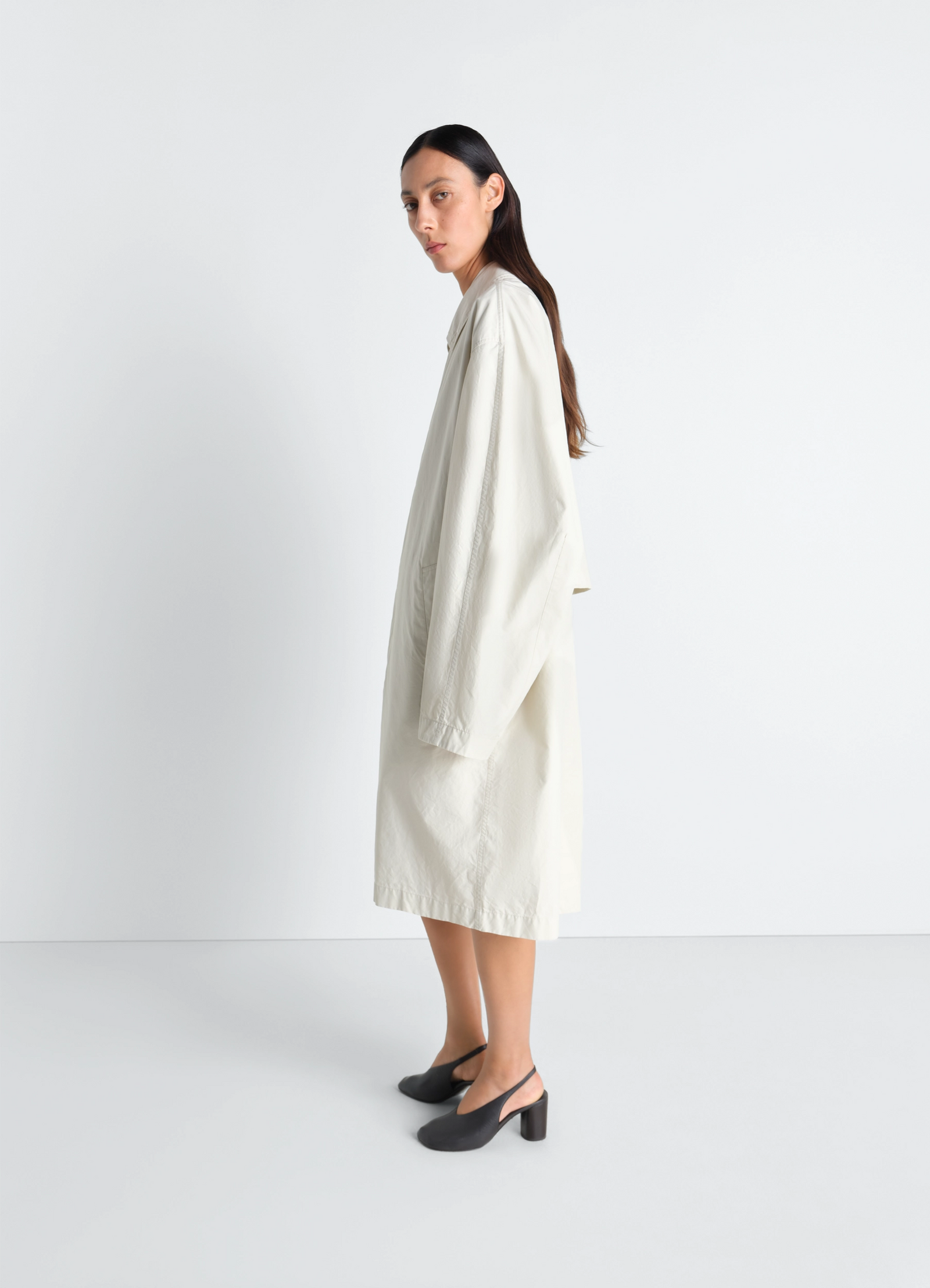 Car coat in ventile® cotton