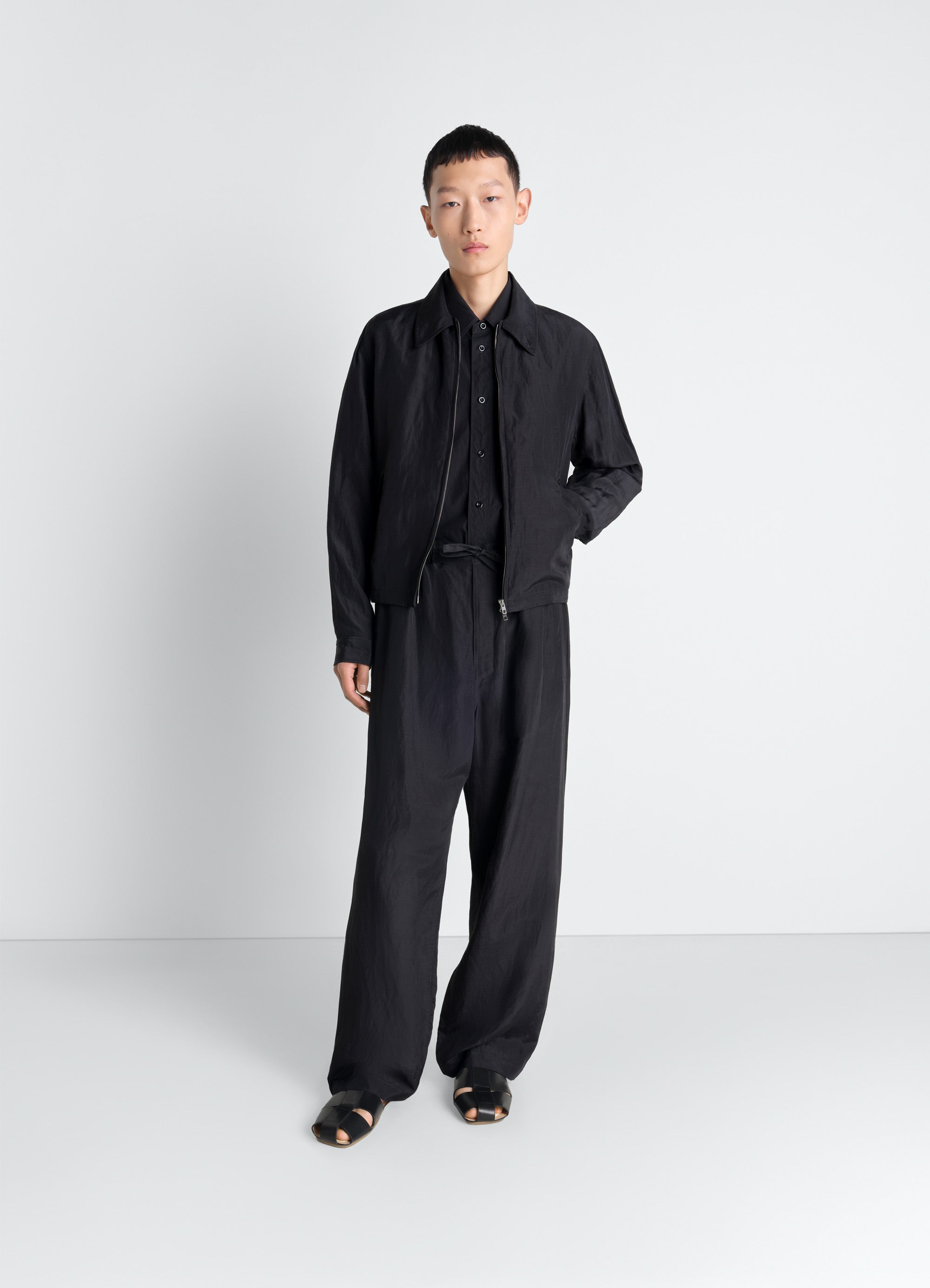 lemaire ショート丈　ウールブルゾン Lemaire／ルメール／ZIPPED BLOUSON／ジップ