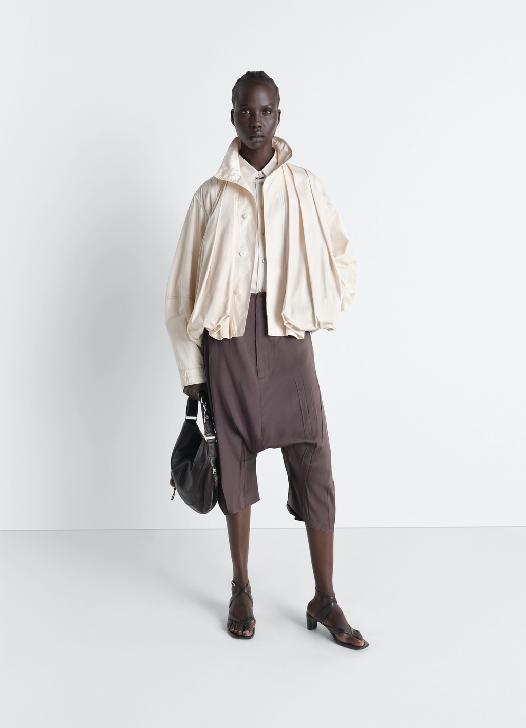 ソフトプリーツブルゾン